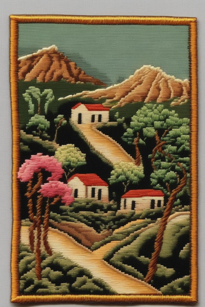 00058-3266533951-_lora_Needlepoint_1_Needlepoint - 8k, very simple overgrown greek landscape folly sewn patch.png